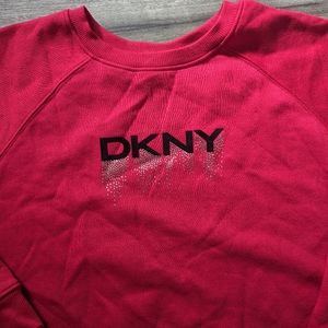 DKNY Sport Sweater, Red with Sparkles